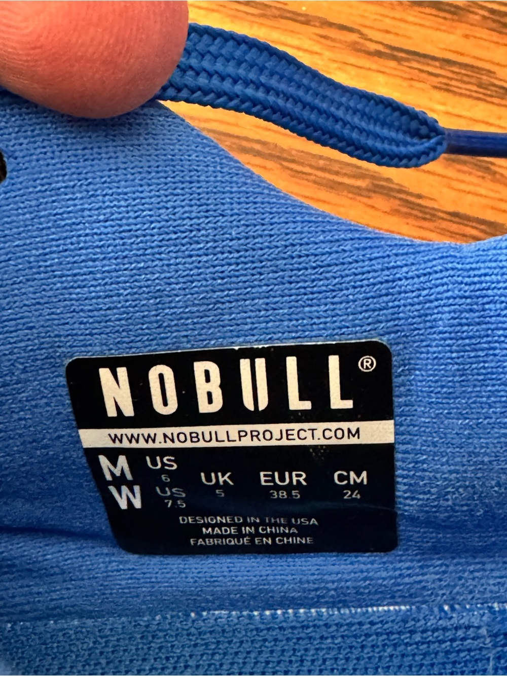 NOBULL Royal Blue Mesh Athletic Sneakers - Picture 5 of 6